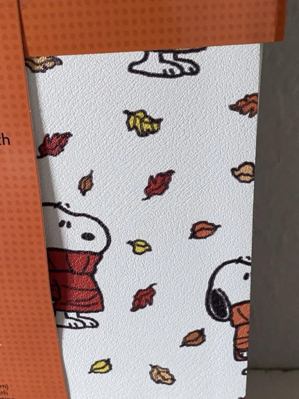 Peanuts Snoopy In Chunky Sweater QUICK DRYING RUBBER Kitchen Mat 18 X 24” NEW